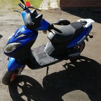 Keeway Focus, vasen sivu
